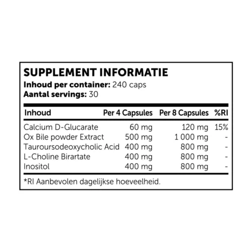 Livergenic Stack 240 caps - Afbeelding 2