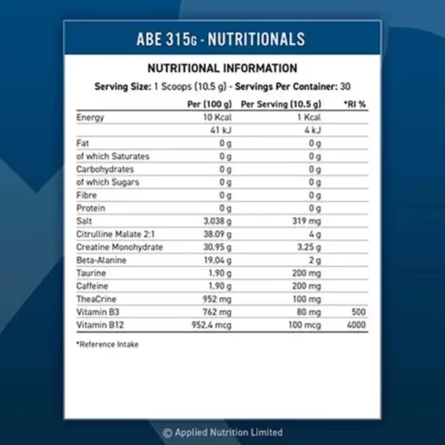 A.B.E Pre-Workout - Afbeelding 2